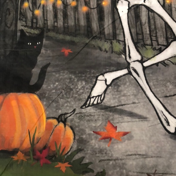 Reusable Shopping Bag Skeleton Walking Cat and Dog NWT - Picture 9 of 9